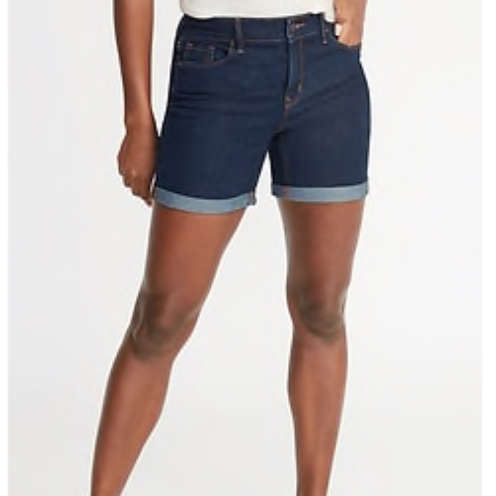 Old Navy Mid-Rise Denim Shorts, 5 inch inseam